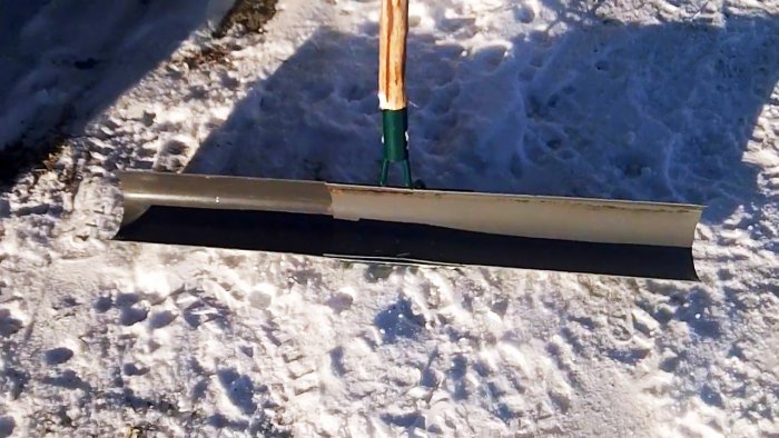 Как сделать легкие грабли для быстрой уборки снега