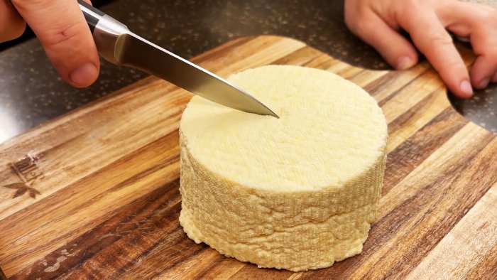 Домашний сыр из 3 ингредиентов Пол дня и головка сыра готова