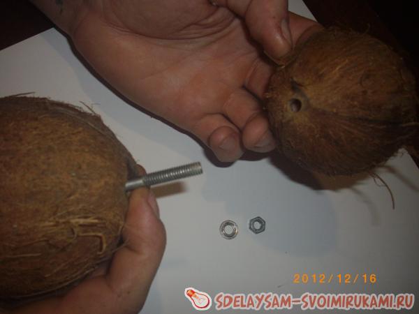 Как открыть кокос без инструментов?
