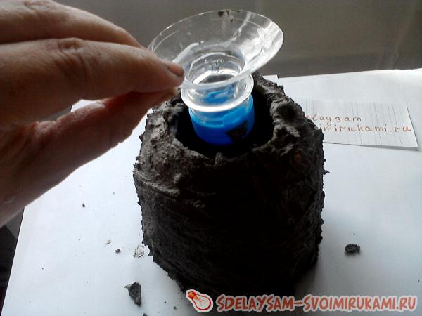 Как сделать вулкан из пластилина своими руками