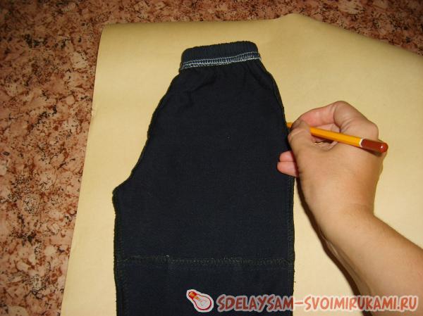 Как сшить брюки ребенку из старых брюк