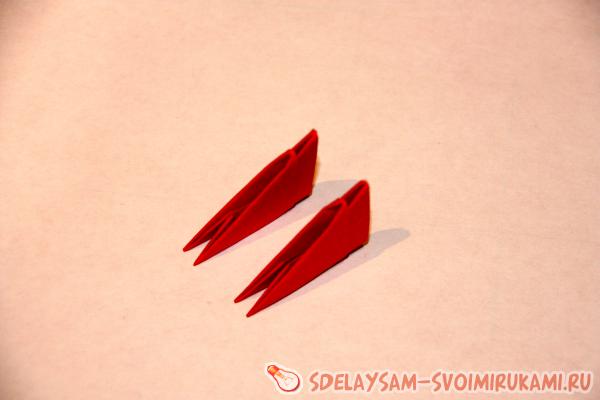 стрекоза модульное оригами