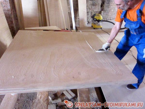 Подготовка основы для деревянного пола