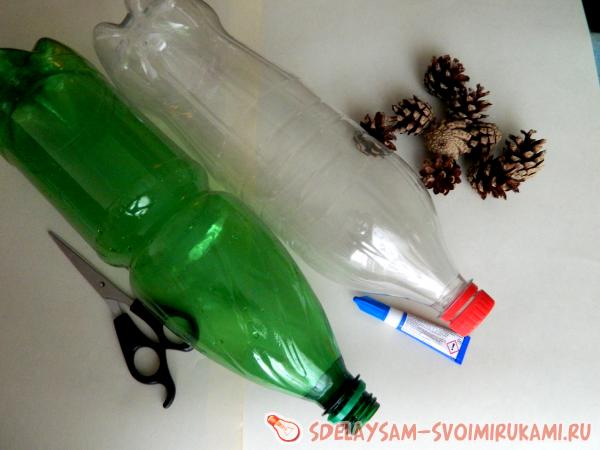 Топиарий из пластиковых бутылок