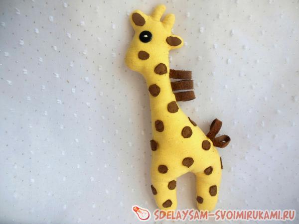 Пошаговый мастер-класс по шитью игрушечного жирафа своими руками