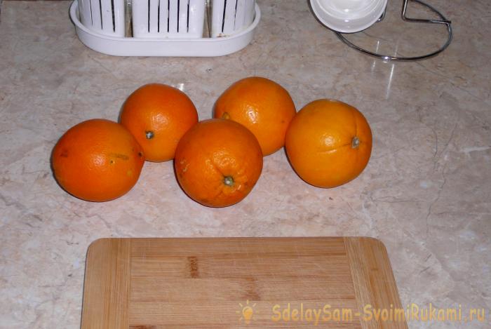 Апельсиновые цукаты без масла