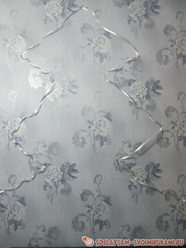 контуры будущей елки