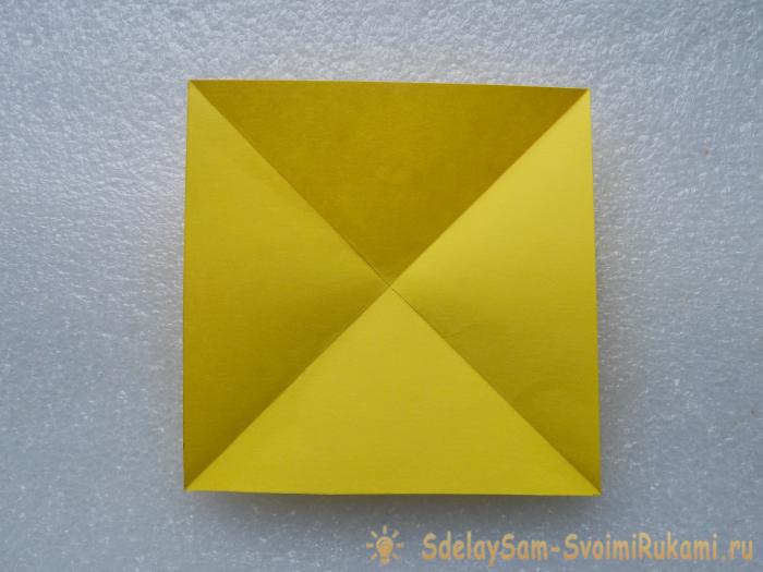 Мастер-класс по изготовлению оригами Пикачу из бумаги