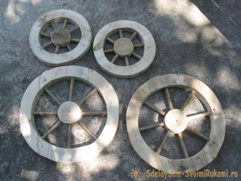 Изготовление деревянной брички