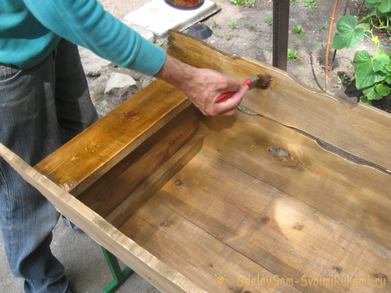 Изготовление деревянной брички