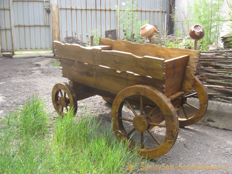 Изготовление деревянной брички