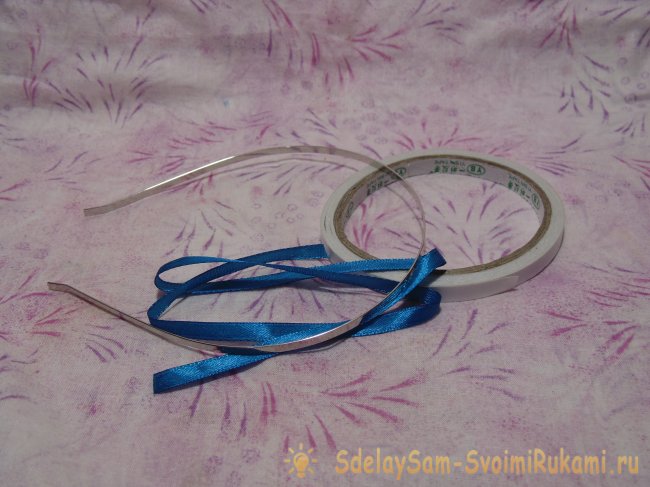 Ободка с полевыми цветами