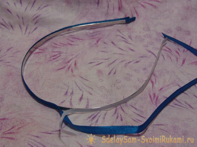 Ободка с полевыми цветами