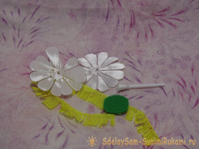 Ободка с полевыми цветами