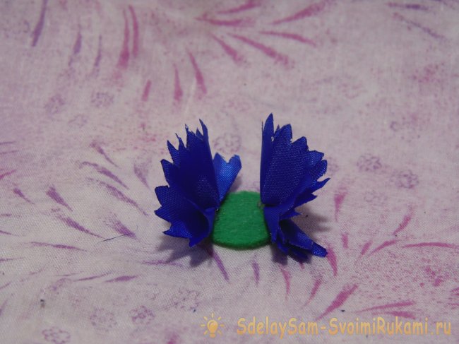 Ободка с полевыми цветами