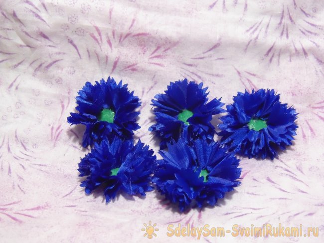 Ободка с полевыми цветами