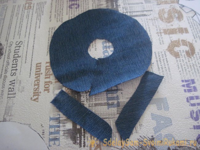 Сарафана с воротником для куклы