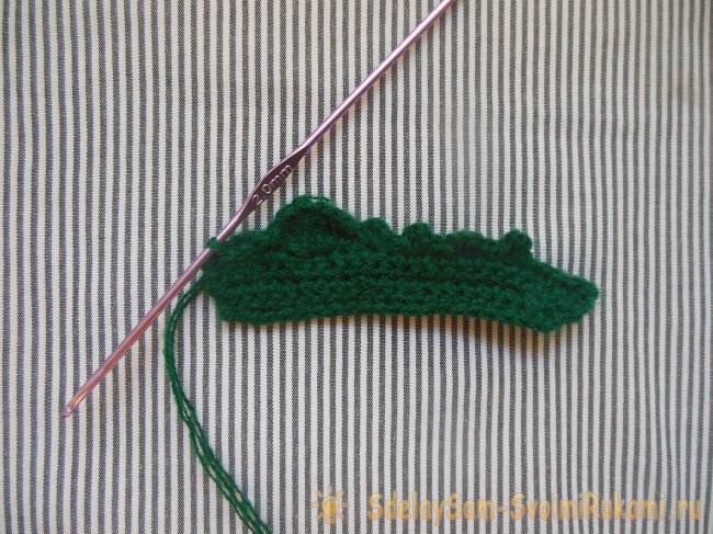 Тропическая аппликация для летней футболки крючком