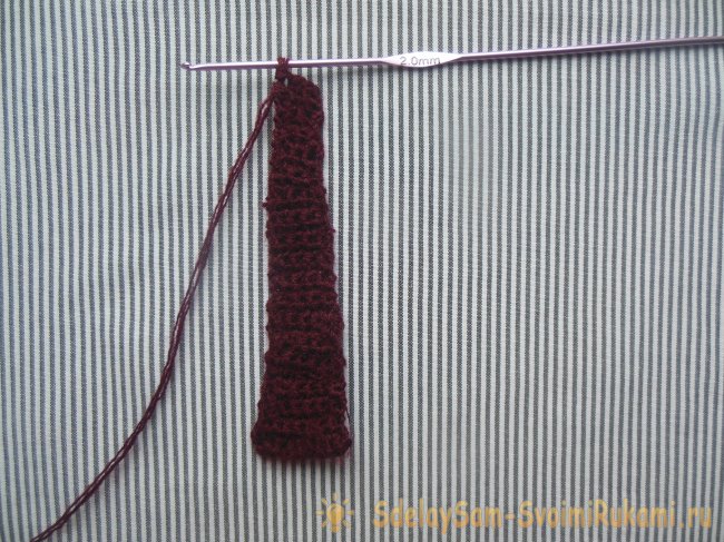 Тропическая аппликация для летней футболки крючком