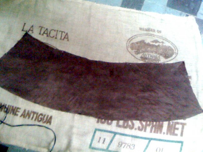 Кофейный светильник Джутовый абажур