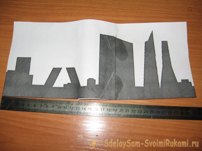 Светильник Ночной город