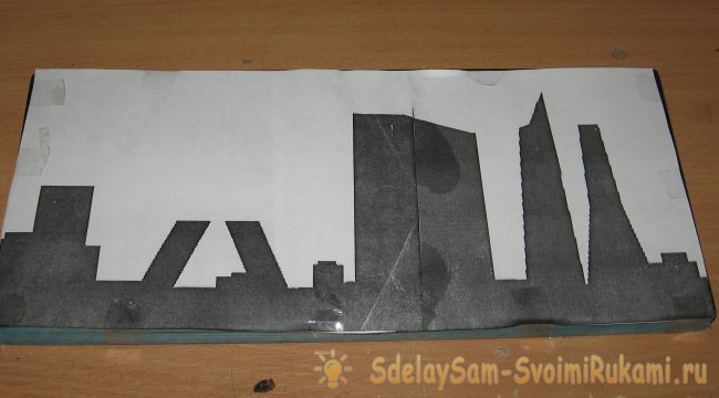 Светильник Ночной город