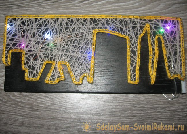 Светильник Ночной город