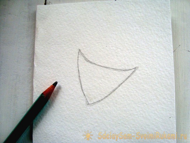 Нарисованная милая открытка своими руками