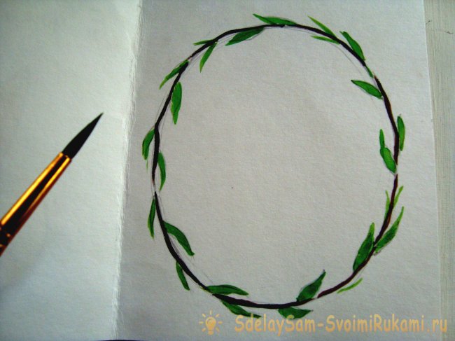 Нарисованная милая открытка своими руками