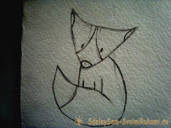 Нарисованная милая открытка своими руками