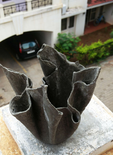 Корзинки из бетона