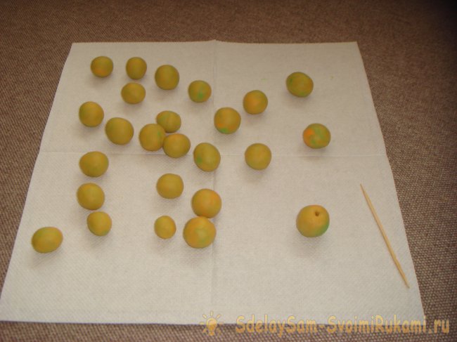 Ведерко с плодами