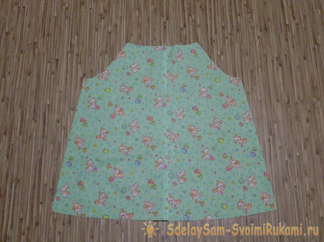 Шьём летнюю блузку для малышки своими руками