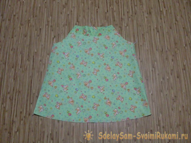 Шьём летнюю блузку для малышки своими руками