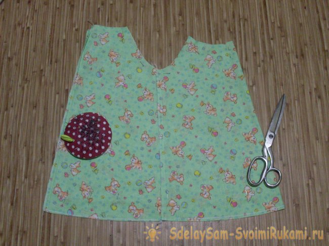 Шьём летнюю блузку для малышки своими руками