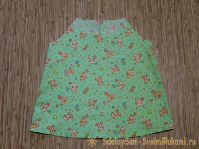 Шьём летнюю блузку для малышки своими руками
