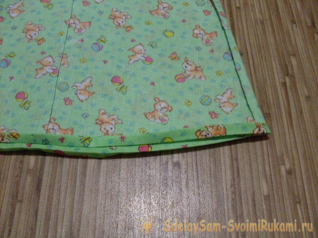 Шьём летнюю блузку для малышки своими руками