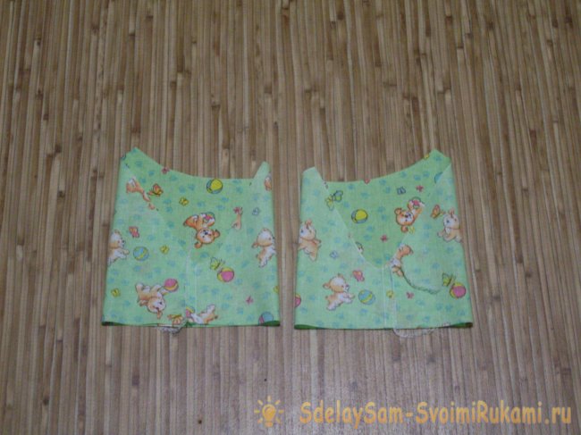 Шьём летнюю блузку для малышки своими руками