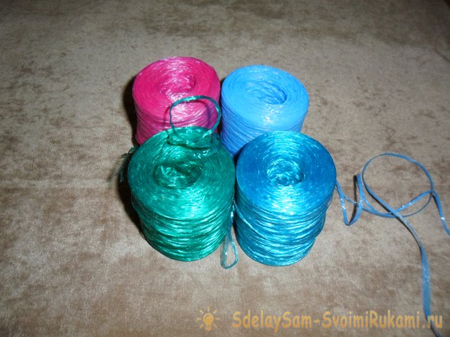 Мастер-класс по вязанию мочалки из полипропиленовых нитей