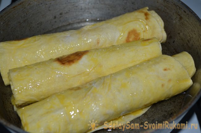 Сосиски в лаваше за 5 минут