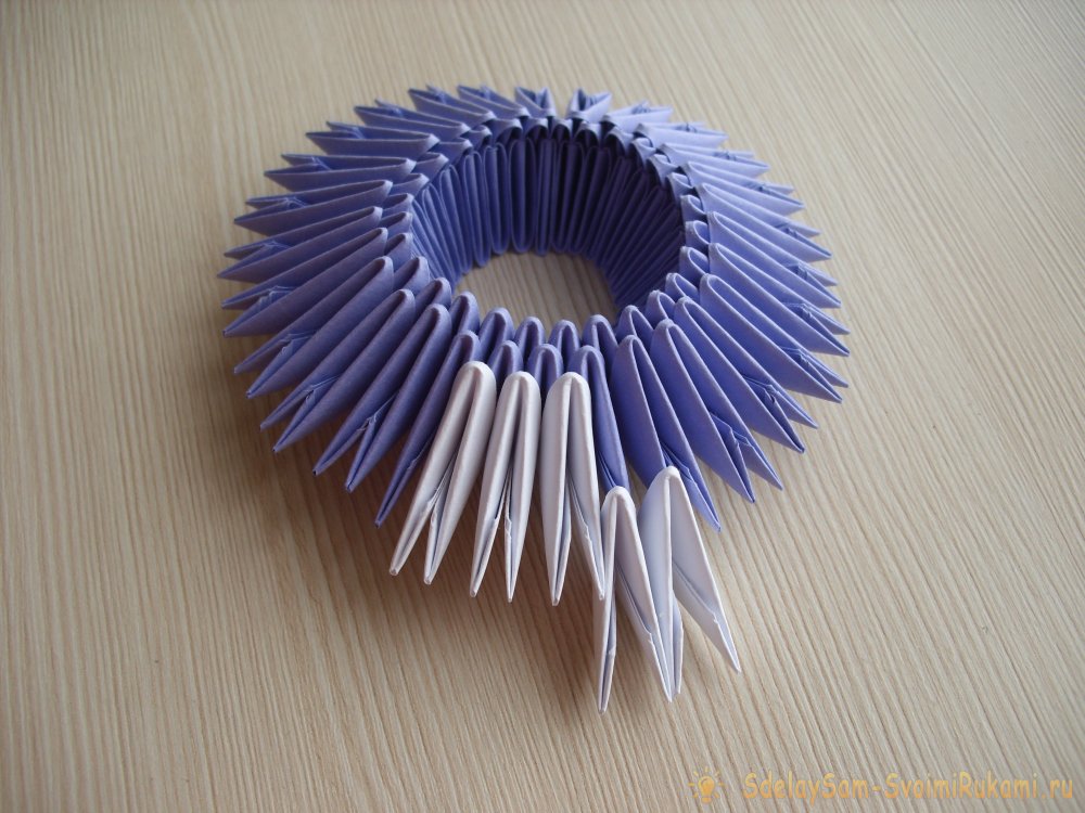 Модульное оригами бумажная ваза для цветов своими руками МК