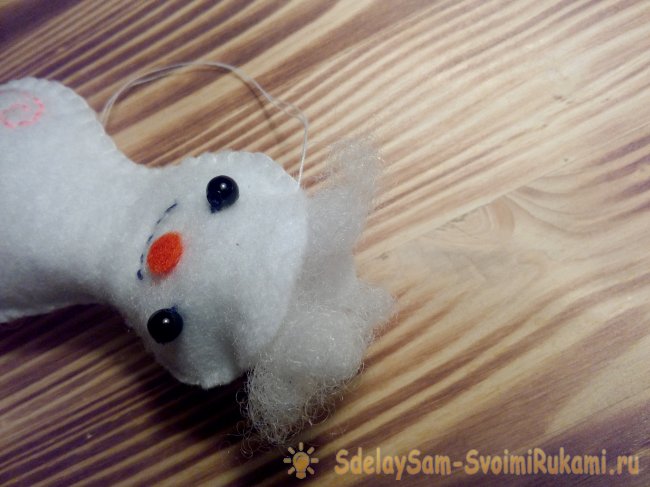 Снеговики из фетра своими руками
