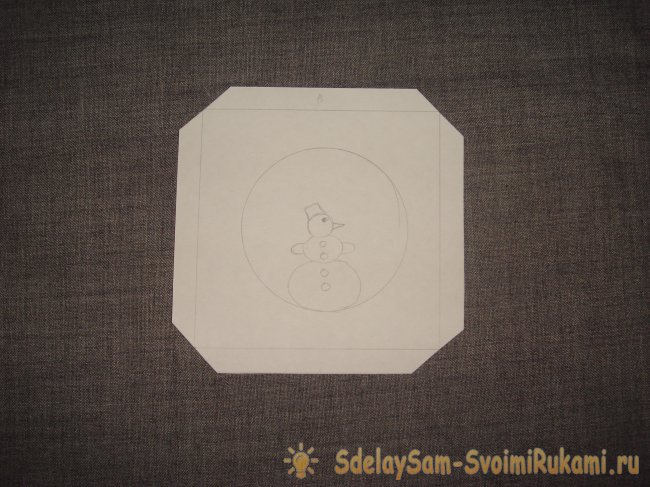 Туннель-куб Зимний пейзаж