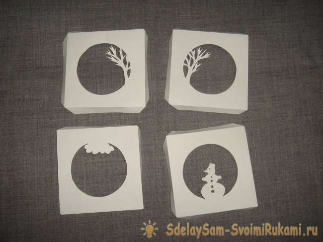 Туннель-куб Зимний пейзаж