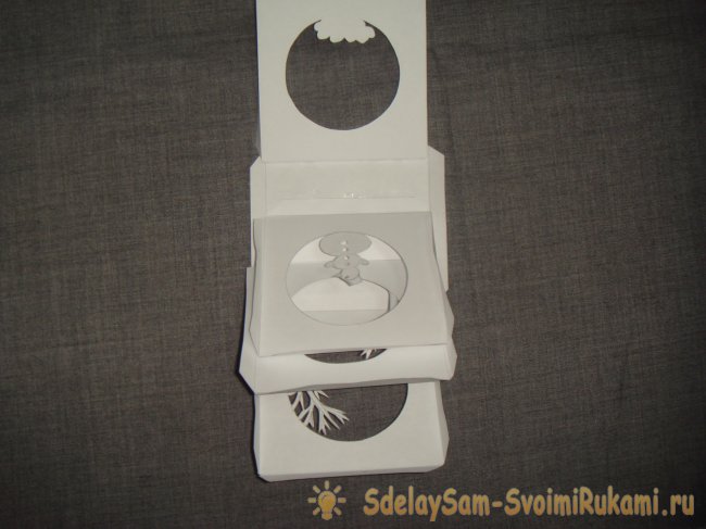 Туннель-куб Зимний пейзаж