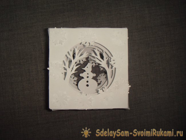 Туннель-куб Зимний пейзаж