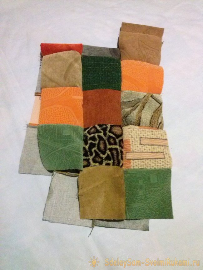 Собака в технике лоскутного шитья