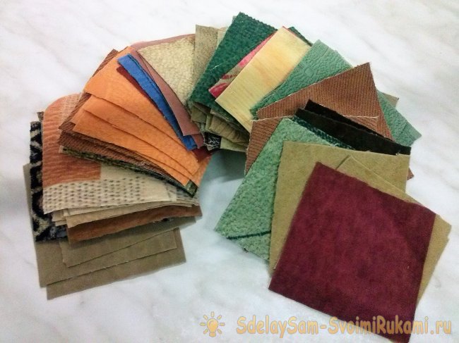 Собака в технике лоскутного шитья