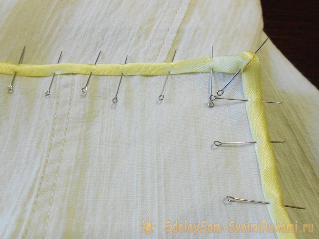 Детский сарафан из маминых брюк