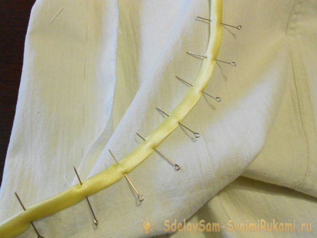 Детский сарафан из маминых брюк